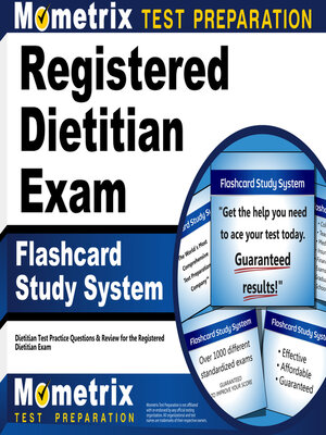 cover image of Registered Dietitian Exam Flashcard Study System